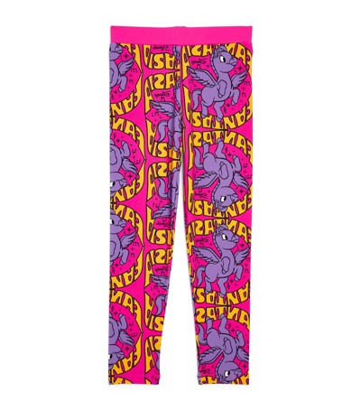 Shop Stella Mccartney Kids Unicorn Print Leggings (3-12 Years) In Pink