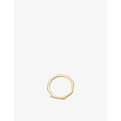 Shop Astley Clarke Women's Yellow Gold Vermeil Aubar 18ct Yellow Gold-plated Vermeil Sterling Silver Ring
