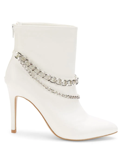 Shop Bcbgeneration Women's Hardia Stiletto Ankle Boots In Ivory