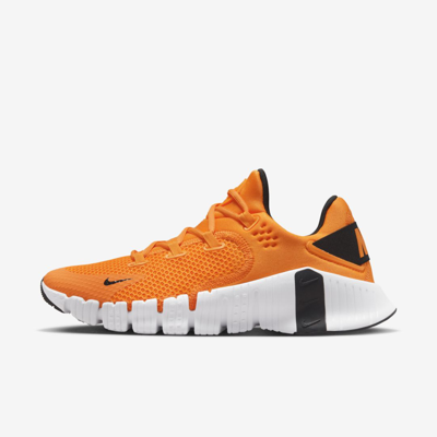Shop Nike Unisex Free Metcon 4 Training Shoes In Orange