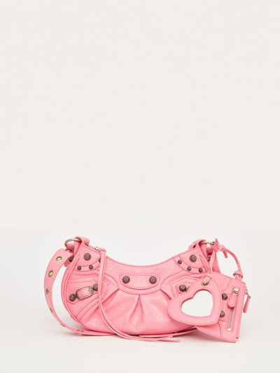 Shop Balenciaga Le Cagole Xs Bag In Pink