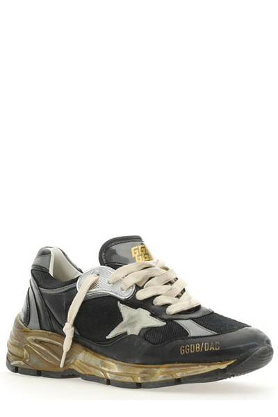 Shop Golden Goose Deluxe Brand Dad Lace In Grey