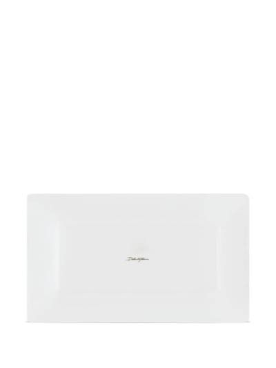 Dolce & Gabbana Leopard-print Porcelain Ash-tray In Black