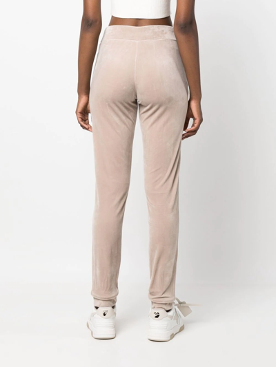Shop Philipp Plein Logo-patch Track Pants In Nude