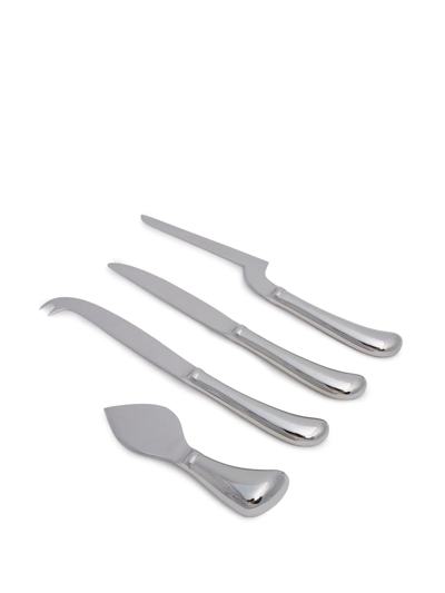 Shop Sambonet Living Cheese Knife Set (set Of 4) In Silber