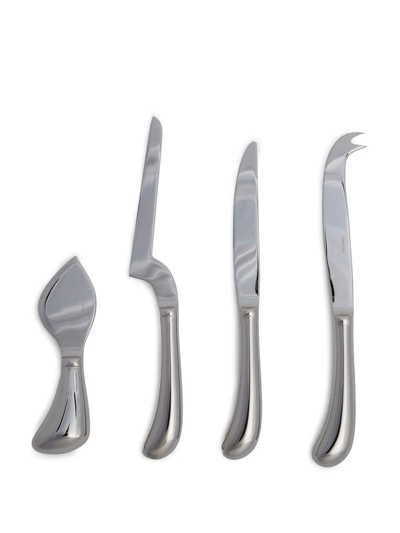 Shop Sambonet Living Cheese Knife Set (set Of 4) In Silber