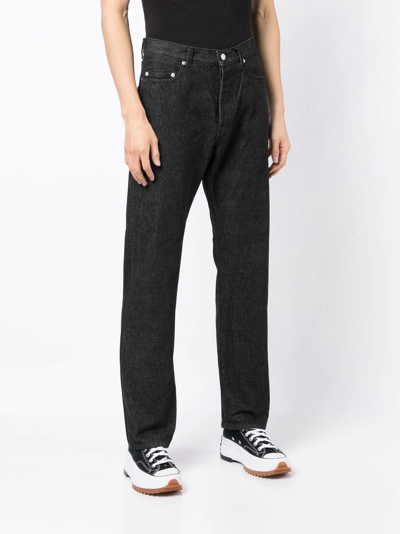 Undercover X Psycho Logo-appliqué Jeans - Men's - Cotton In Black