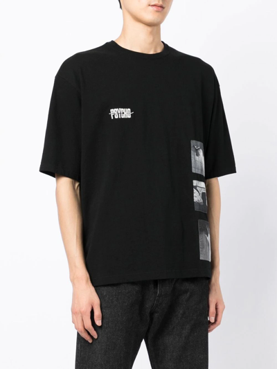 Undercover X Psycho Graphic-patch T-shirt In Black