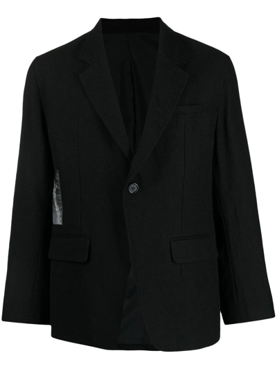 Shop Undercover X Psycho Patch-detail Blazer In Black