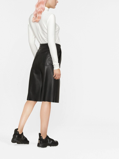 Karl Lagerfeld Textured Long-sleeve Top In White