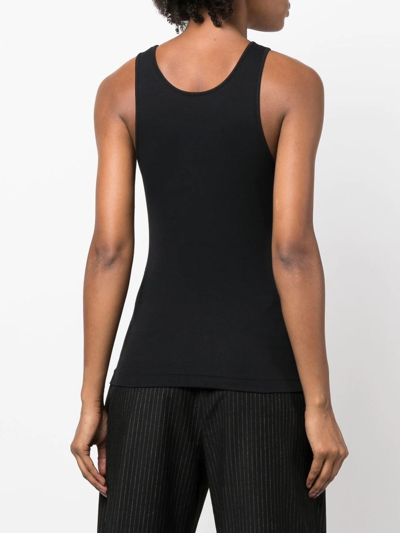 Totême Organic Cotton Tank Top In Black