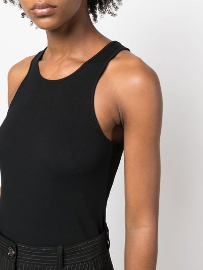 Totême Organic Cotton Tank Top In Black
