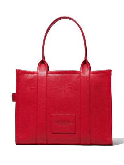 Marc Jacobs The Large Leather Tote Bag In Red