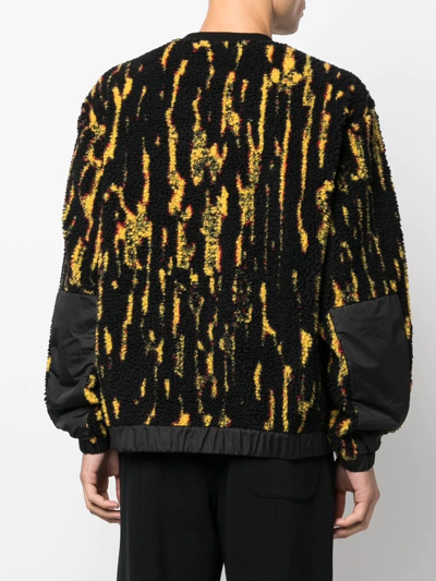 Shop Ambush Teddy Jacquard Sweatshirt In Schwarz