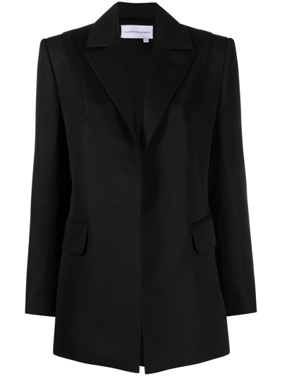 Shop Aleksandre Akhalkatsishvili Single-breasted Oversized Blazer In Schwarz