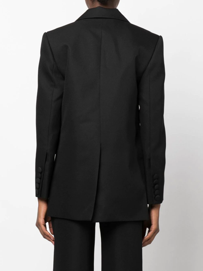 Shop Aleksandre Akhalkatsishvili Single-breasted Oversized Blazer In Schwarz