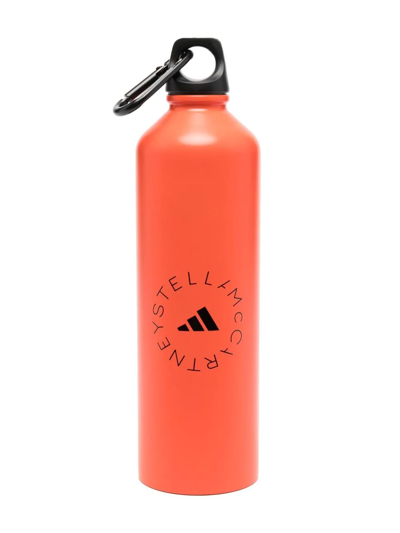 Shop Adidas By Stella Mccartney Logo-print Water Bottle In Rot