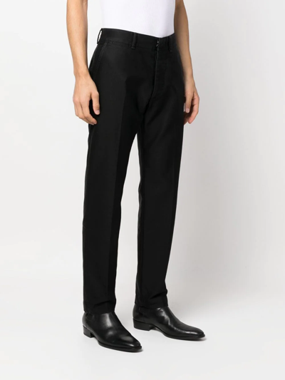 Shop Tom Ford Straight-leg Tailored Trousers In Schwarz