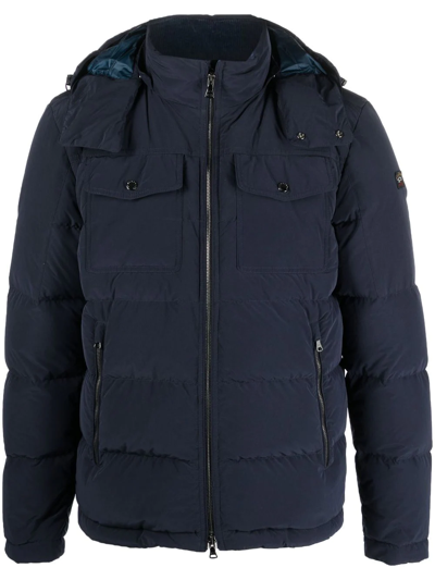 Shop Paul & Shark Save The Sea Padded Jacket In Blau