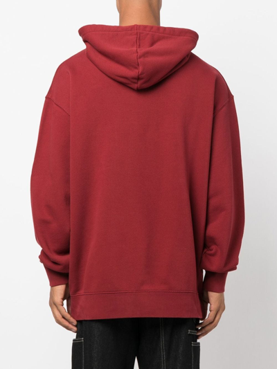 Shop Jacquemus Le Sweatshirt Spirale Hoodie In Rot