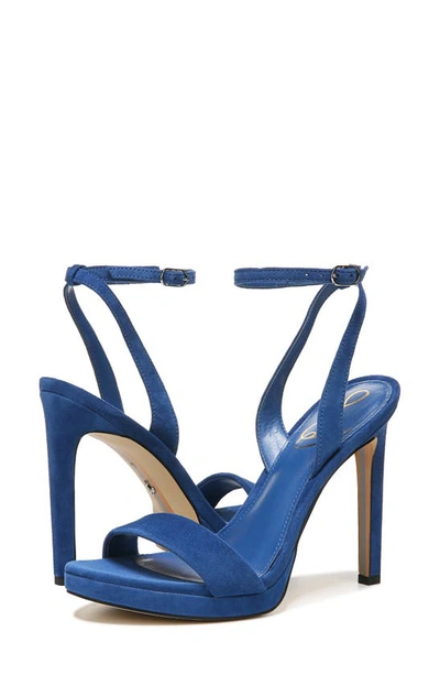 Sam Edelman Women's Jade Ankle Strap High Heel Sandals In Caspian Blue ...
