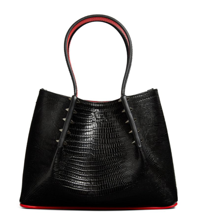 Shop Christian Louboutin Cabarock Mini Leather Cross-body Bag In Black