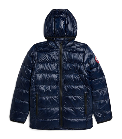 Shop Canada Goose Quilted Crofton Jacket (7-16 Years) In Navy