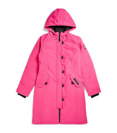 Shop Canada Goose Kids Brittania Parka Jacket (7-16 Years) In Pink