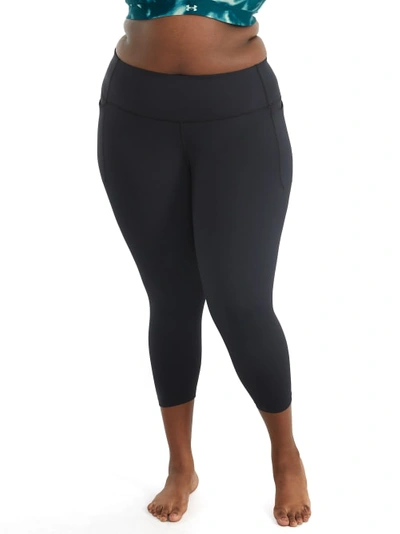 Shop Under Armour Plus Size Meridian Ankle Leggings In Black