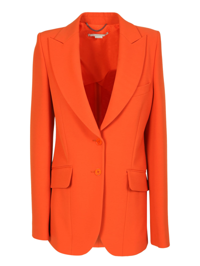 Shop Stella Mccartney The Jacket Is One Of Those Items That Cannot Be Missing In The Wardrobe; This  Blaze In Orange