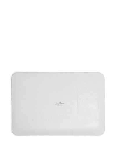 Les-ottomans Murano Colour-block Tray In Blue