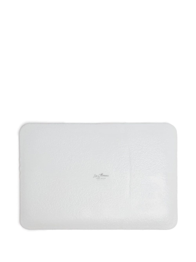 Les-ottomans Murano Colour-block Tray In Green