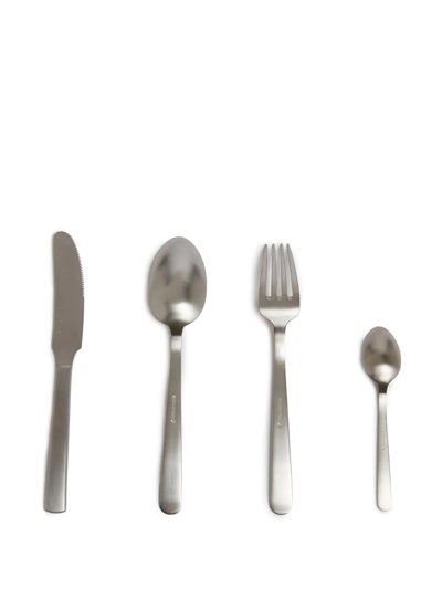 Shop Kay Bojesen Grand Prix Cutlery Set (4-person Setting) In Silver