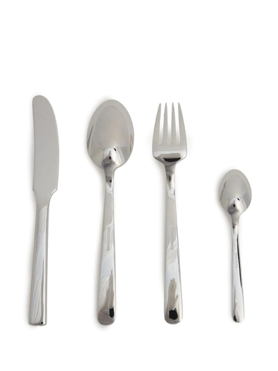 Shop Kay Bojesen Grand Prix Cutlery Set (4-person Setting) In Silver