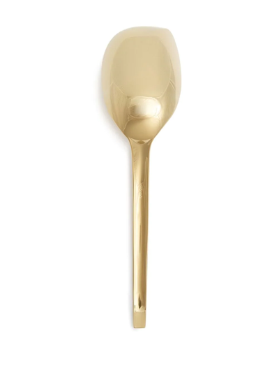 Shop Sambonet Living Rice Spoon In Gold
