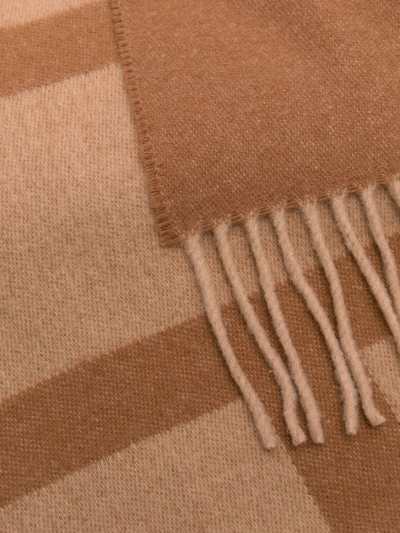 Totême Monogram Wool & Cashmere Fringe Scarf