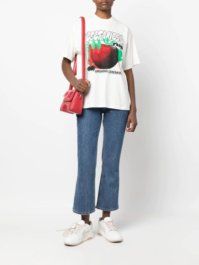 Opening Ceremony Graphic-print Short-sleeved T-shirt In White