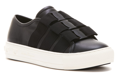 Shop Ferragamo Nataly Sneakers In Black