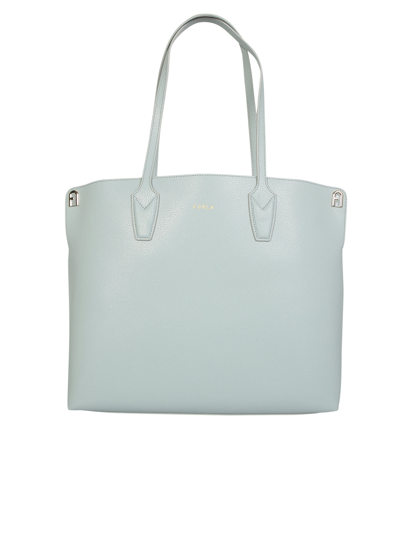 Shop Furla Paradiso L Tote Bag In Metallic