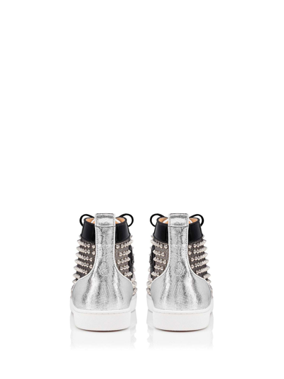 Shop Christian Louboutin Louis Sneaker With Studs In Multi