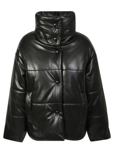 Shop Nanushka Padded Jacket Black