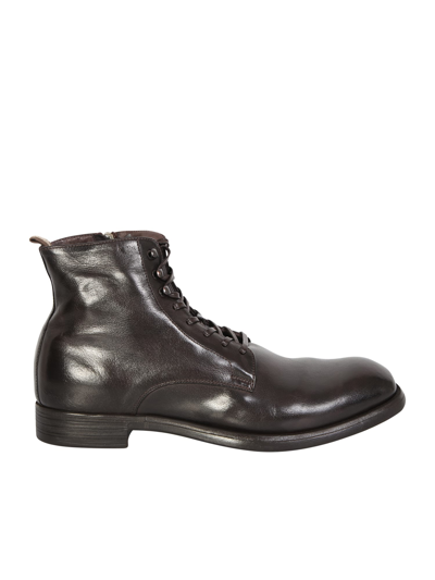 Shop Officine Creative Ebony Chronicle Ankle Boots In Brown