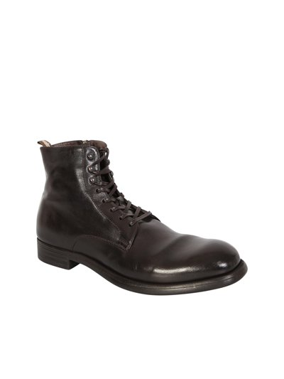 Shop Officine Creative Ebony Chronicle Ankle Boots In Brown