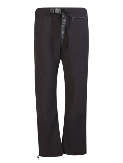 Shop Off-white Industrial Straight Leg Trousers In Black