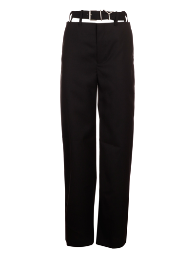 Shop Y/project Y Belt Pants In Black