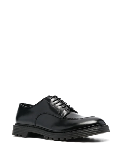 Shop Premiata Lace-up Oxford Shoes In Black