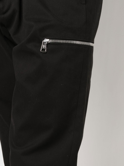 Shop Moncler Straight-leg Cut Trousers In Black