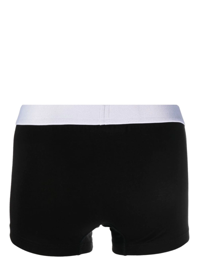 Shop Dsquared2 Logo-waist Boxer Shorts In Black
