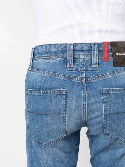 Sartoria Tramarossa Stretch-cotton Straight-leg Jeans In Blue