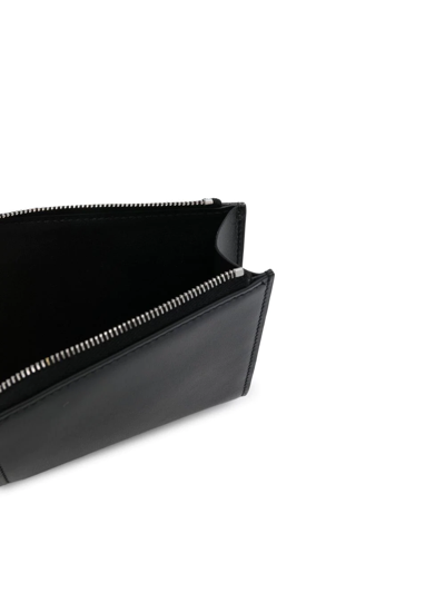 Shop Jil Sander Zip-pouch Cardholder In Black